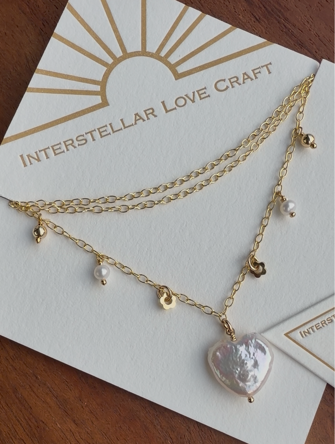 Flowers And Pearls Necklace